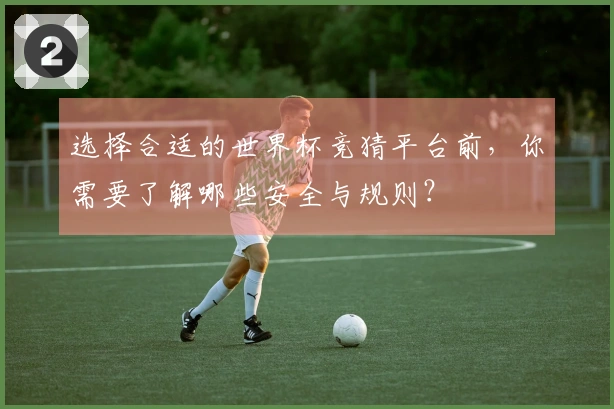 选择合适的世界杯竞猜平台前，你需要了解哪些安全与规则？