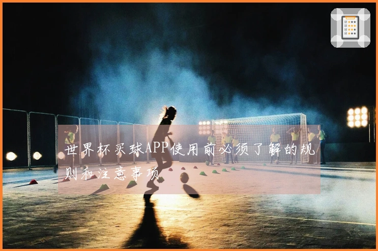 世界杯买球APP使用前必须了解的规则和注意事项