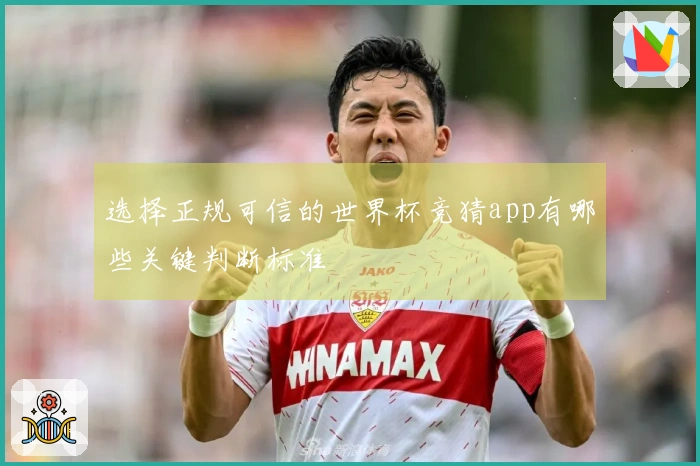 选择正规可信的世界杯竞猜app有哪些关键判断标准